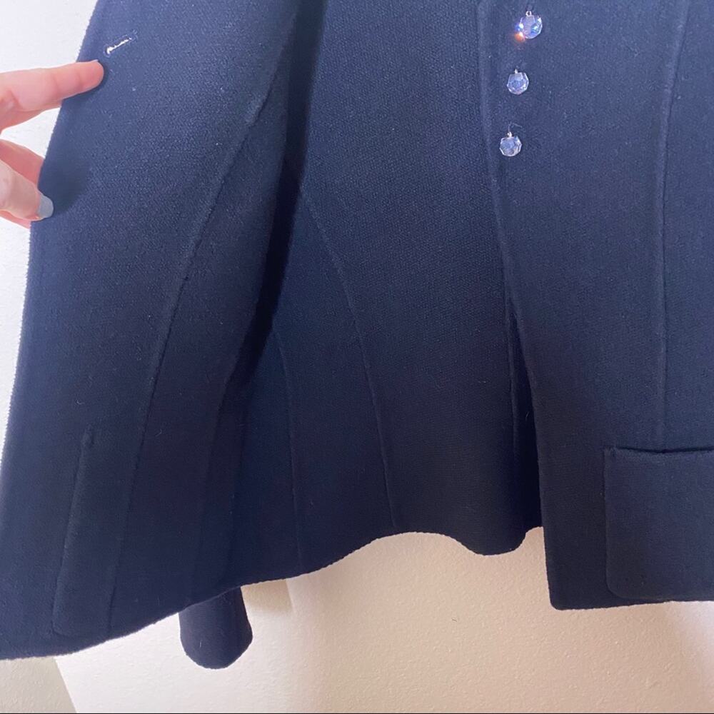 Anne Klein Wool Three Button Jacket Size 6 - Picture 9 of 12